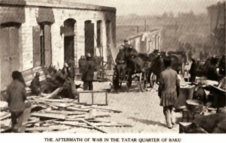 The_aftermath_in_the_tatar_quarter_of_baku_march_days_1918 The aftermath in the Azerbaijani quarter